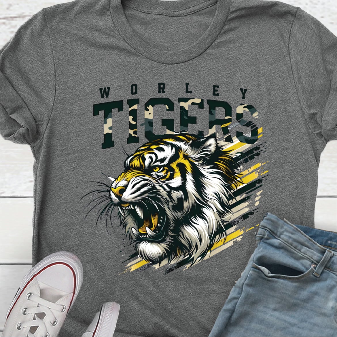 Worley Tiger Graphic T