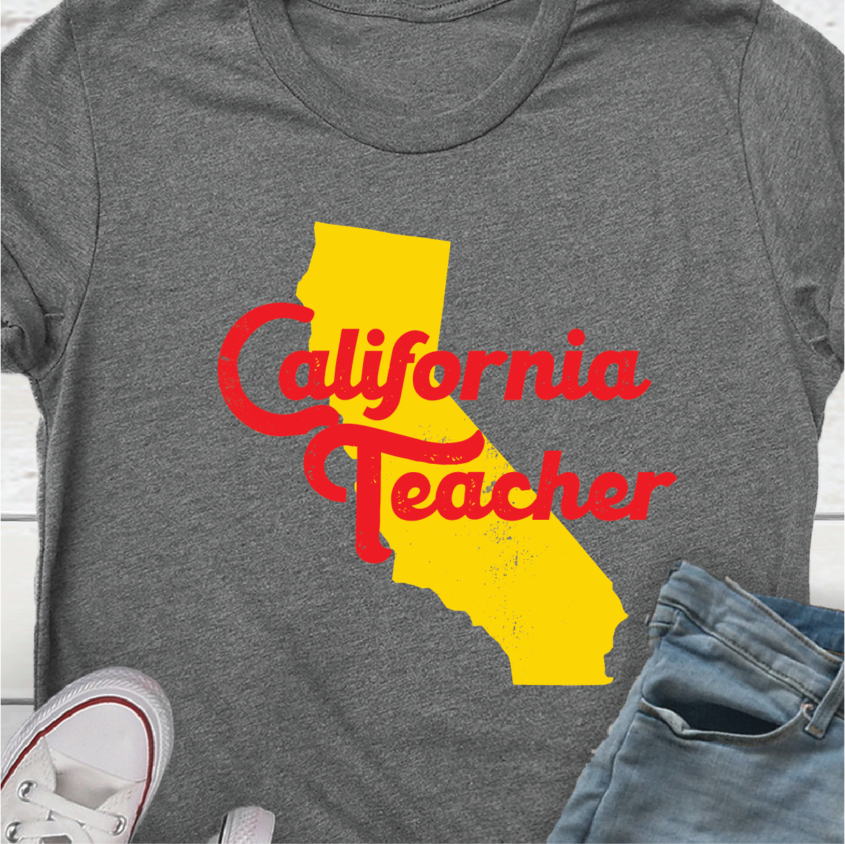 "California Teacher" - Unisex T-shirt