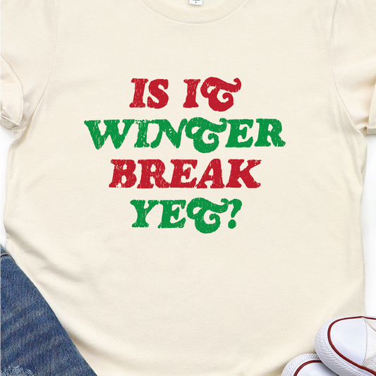 Winter Break shirt for Teachers - Perfect Teacher Winter Break Shirt