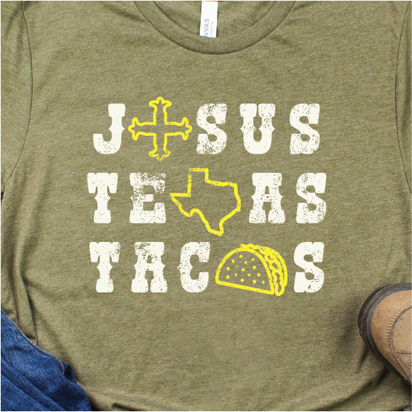 "Jesus Texas Tacos" Unisex Tee