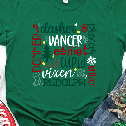 Santa's Reindeer - Christmas shirt