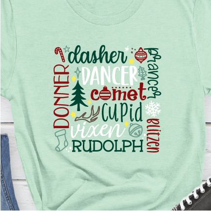 Santa's Reindeer - Christmas shirt