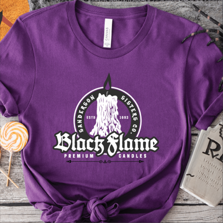 "Sanderson Sisters Black Flame Candle Company"