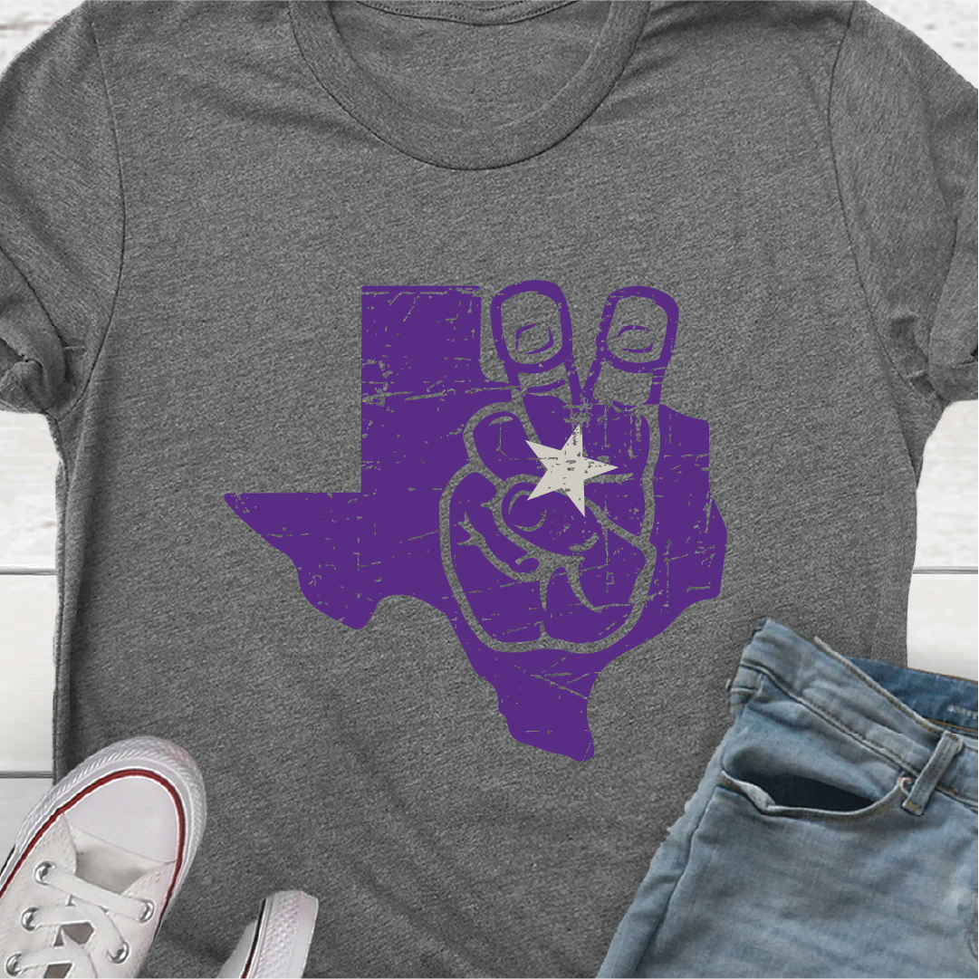 TCU - Horned Frogs in Texas spiritwear