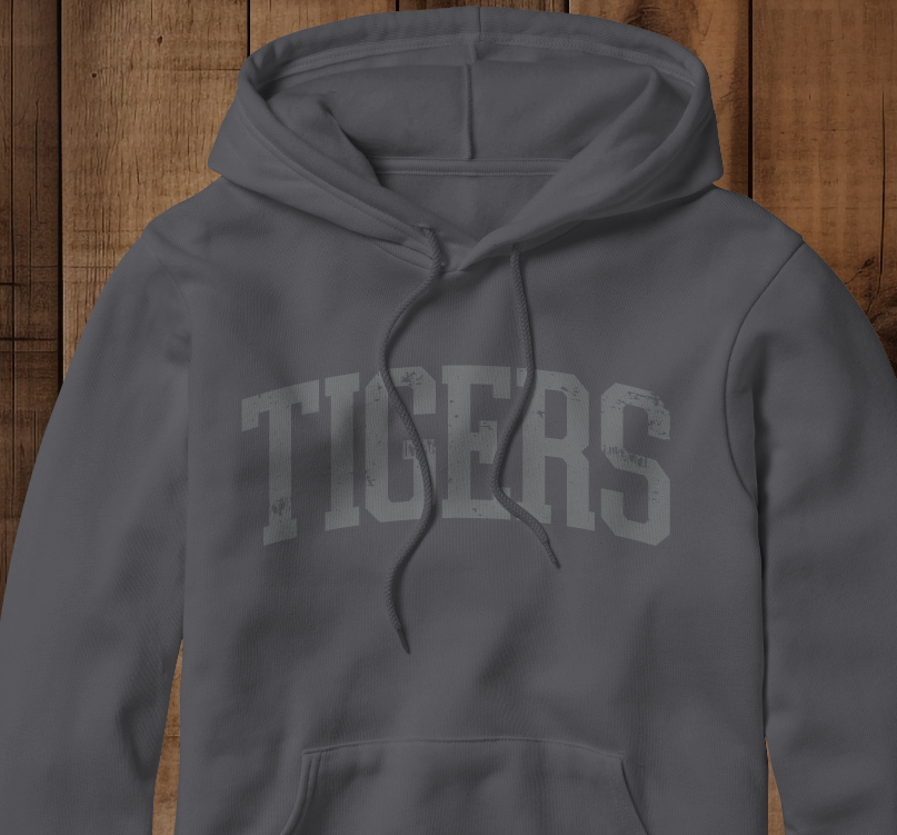 Tigers Block Hoodie