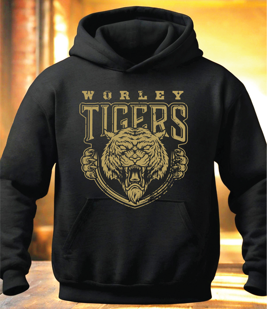 Worley "Tiger Shield" (short sleeve and hoodie)