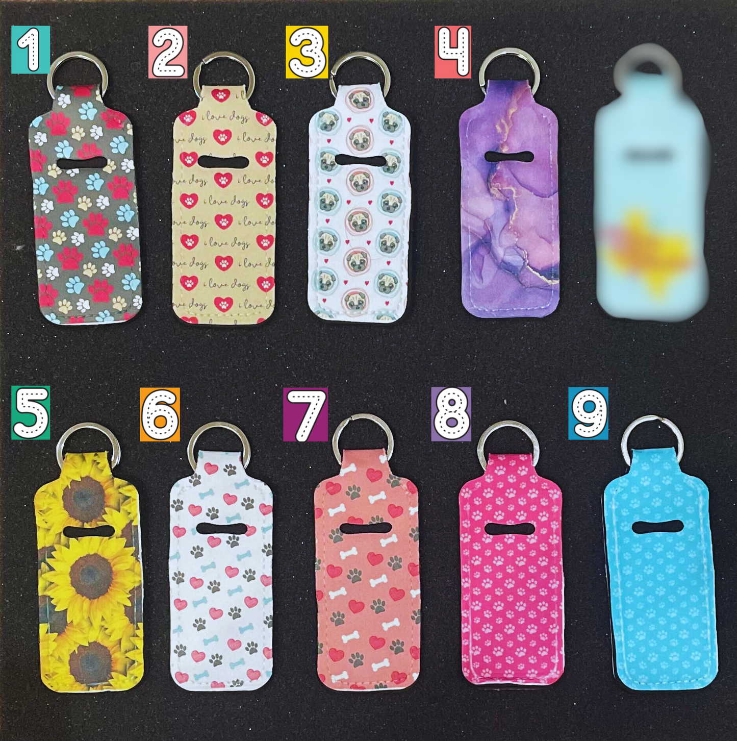 Chap-stick Holder keychains